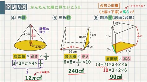 低面積|【公式一覧】立体の体積・表面積の求め方（円柱・三角柱・円錐。